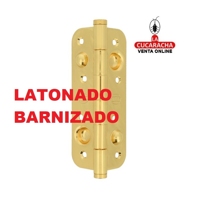 BISAGRA SEGURIDAD ACERO CANTO REDONDO PUERTAS ENTRADA MODELO 571.