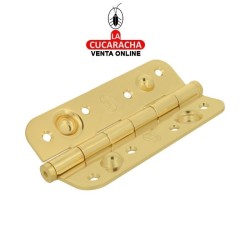 BISAGRA SEGURIDAD ACERO CANTO REDONDO PUERTAS ENTRADA MODELO 571.