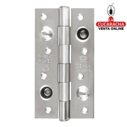 BISAGRA SEGURIDAD ACERO INOX CANTO CUADRADO PUERTAS ENTRADA MODELO 565CE.