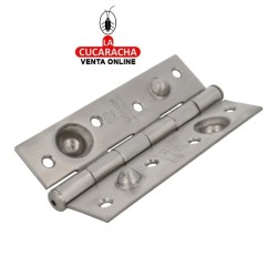 BISAGRA SEGURIDAD ACERO INOX CANTO CUADRADO PUERTAS ENTRADA MODELO 565CE.