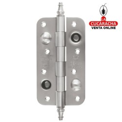 BISAGRA SEGURIDAD ACERO INOX CANTO REDONDO PUERTAS ENTRADA MODELO 566CE.
