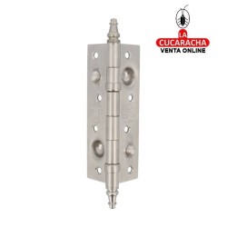 BISAGRA SEGURIDAD ACERO INOX CANTO CUADRADO PUERTAS ENTRADA MODELO 567CE.