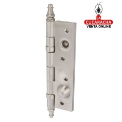BISAGRA SEGURIDAD ACERO INOX CANTO CUADRADO PUERTAS ENTRADA MODELO 567CE.
