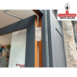 BISAGRA SEGURIDAD PUERTAS ENTRADA ACERO INOX CANTO REDONDO MODELO 569CE.