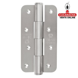 BISAGRA PUERTAS ENTRADA FIJA ACERO INOX CANTO REDONDO MODELO 700CE.