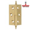 BISAGRA PUERTAS DESMONTABLE LATON CANTO CUADRADO Y REMATE MODELO 1006.