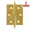 BISAGRA PUERTAS DESMONTABLE LATON CANTO CUADRADO Y REMATE MODELO 1006.