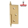 BISAGRA PUERTAS DESMONTABLE LATON CANTO CUADRADO Y REMATE MODELO 1006.