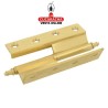 BISAGRA PUERTAS SOLAPADAS DESMONTABLE LATON CANTO CUADRADO Y REMATE MODELO 1207.