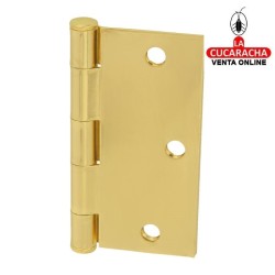 PAR 2-BISAGRA PUERTAS DESMONTABLE ACERO CANTO CUADRADO SIN REMATE MODELO 1010.