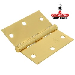 PAR 2-BISAGRA PUERTAS DESMONTABLE ACERO CANTO CUADRADO SIN REMATE MODELO 1010.