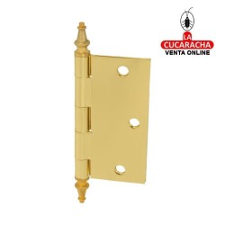 BISAGRA PUERTAS DESMONTABLE ACERO CANTO CUADRADO CON REMATE MODELO 1011.