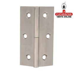 BISAGRA PUERTAS DESMONTABLE ACERO INOX CANTO CUADRADO SIN REMATE MODELO 2066.