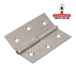 BISAGRA PUERTAS DESMONTABLE ACERO INOX CANTO CUADRADO SIN REMATE MODELO 2066.