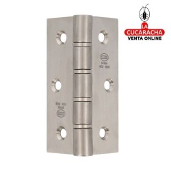 BISAGRA PUERTAS FIJA ACERO INOX CANTO CUADRADO SIN REMATE MODELO 2088.