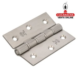 BISAGRA PUERTAS FIJA ACERO INOX CANTO CUADRADO SIN REMATE MODELO 2088.