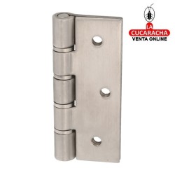 BISAGRA PUERTAS FIJA ACERO INOX CANTO CUADRADO SIN REMATE MODELO 2088.