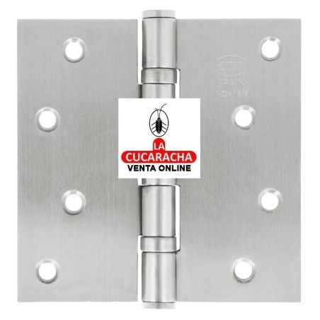 PAR 2-BISAGRA PUERTAS DESMONTABLE ACERO INOX CANTO CUADRADO REMATE PLANO MODELO 2012.