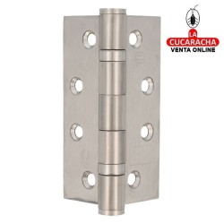 PAR 2-BISAGRA PUERTAS DESMONTABLE ACERO INOX CANTO CUADRADO REMATE PLANO MODELO 2012CE.