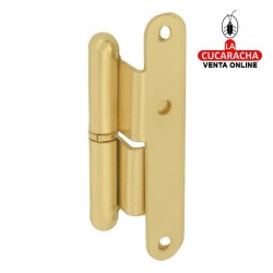 PERNIO ESCUADRA PUERTAS HOJA SOLAPADA ACERO CANTO REDONDO SIN REMATE MODELO 2.