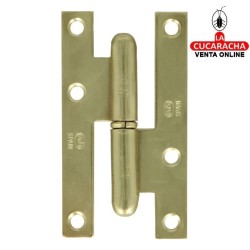 BLISTER 2-PERNIO PUERTAS ACERO CANTO CUADRADO SIN REMATE MODELO 403.