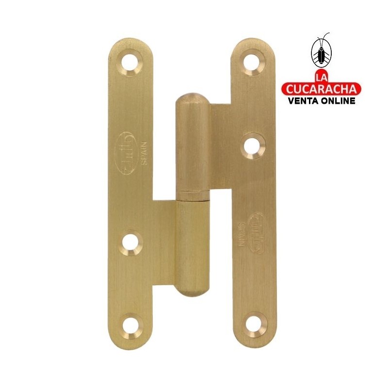 BLISTER 2-PERNIO PUERTAS ACERO CANTO REDONDO SIN REMATE MODELO 405.