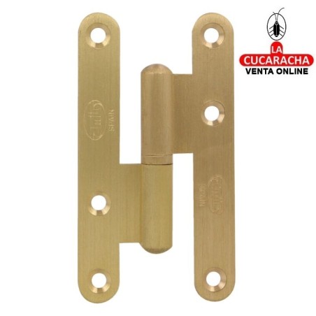 BLISTER 2-PERNIO PUERTAS ACERO CANTO REDONDO SIN REMATE MODELO 405.