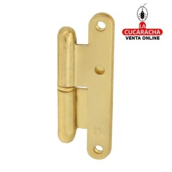 BLISTER 2-PERNIO PUERTAS ACERO CANTO REDONDO SIN REMATE MODELO 405.