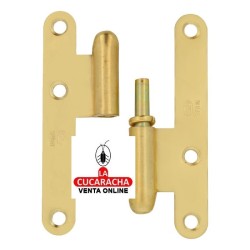 BLISTER 2-PERNIO PUERTAS ACERO CANTO REDONDO SIN REMATE MODELO 405.