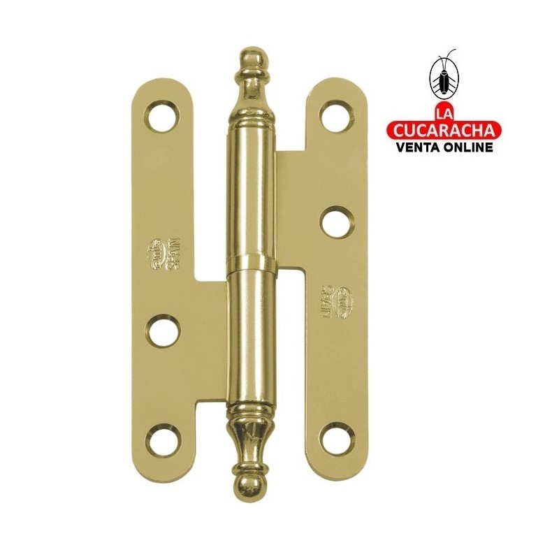 PERNIO PUERTAS ACERO CANTO REDONDO CON REMATE MODELO 408E.