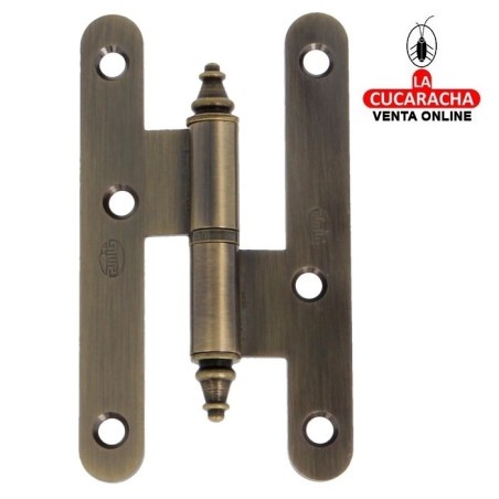 PERNIO PUERTAS ACERO CANTO REDONDO CON REMATE MODELO 408C.