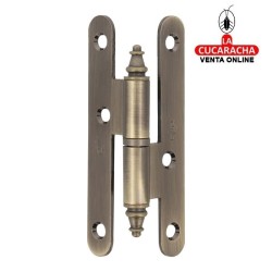 PERNIO PUERTAS ACERO CANTO REDONDO CON REMATE MODELO 408C.