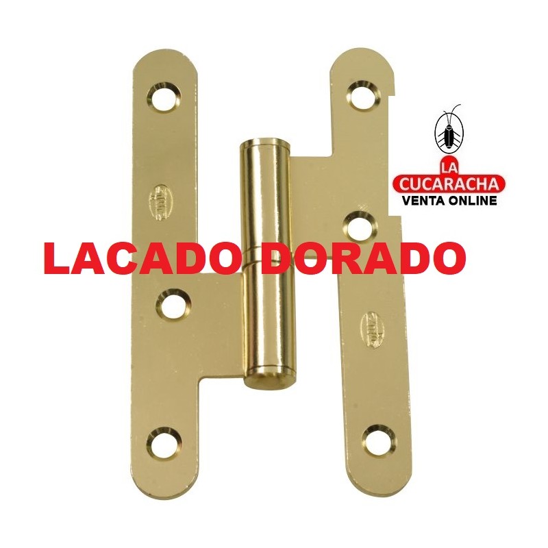 PERNIO PUERTAS ACERO CANTO REDONDO CON REMATE PLANO MODELO 409C.