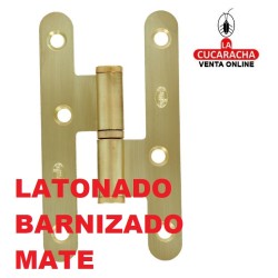 PERNIO PUERTAS ACERO CANTO REDONDO CON REMATE PLANO MODELO 409C.