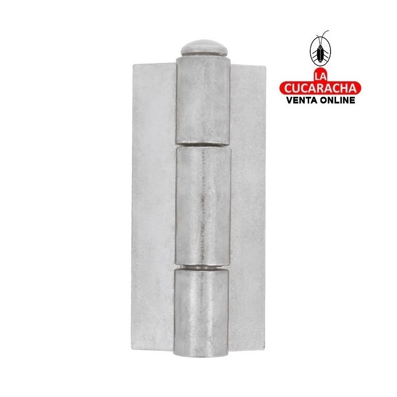 BISAGRA SOLDAR ACERO PULIDO DE LIBRO DESMONTABLE PUERTAS CARPINTERIA METALICA MODELO 20.