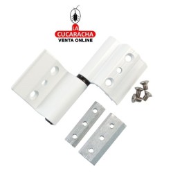 BISAGRA ALUMINIO PARA VENTANAS PRACTICABLES DE PERFIL 40-20.