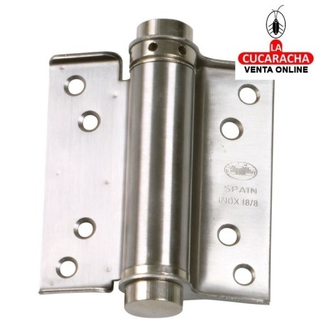 BISAGRA CIERRE AUTOMATICO PUERTA MUELLE SIMPLE ACCION CANTO CUADRADO MODELO 3036.
