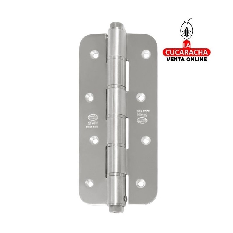 BISAGRA CIERRE AUTOMATICO PUERTA MUELLE SIMPLE ACCION CANTO REDONDO MODELO 3031R.