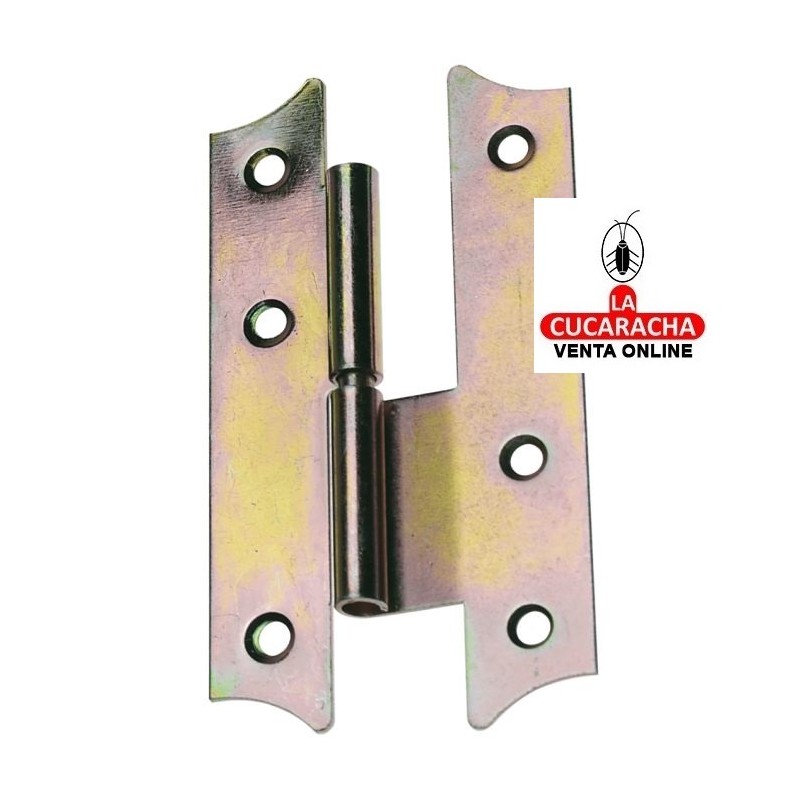 PERNIO ACERO SOBREPONER PALA DESPLAZADA PUERTA MODELO 396.