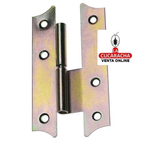 PERNIO ACERO SOBREPONER PALA DESPLAZADA PUERTA MODELO 396.