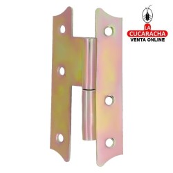 PERNIO ACERO SOBREPONER PALA DESPLAZADA PUERTA MODELO 396.