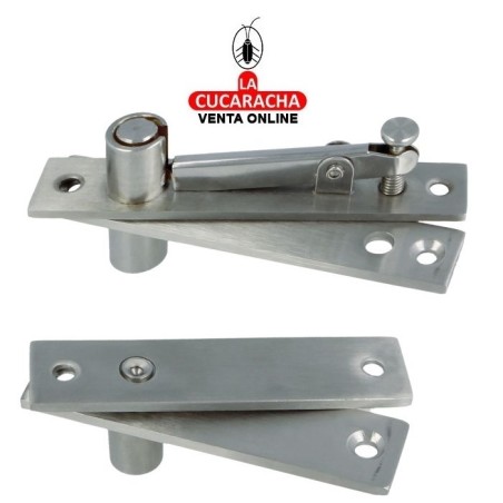 JUEGO BISAGRAS PUERTAS PIVOTANTES DE MADERA MODELO PIVOT01.