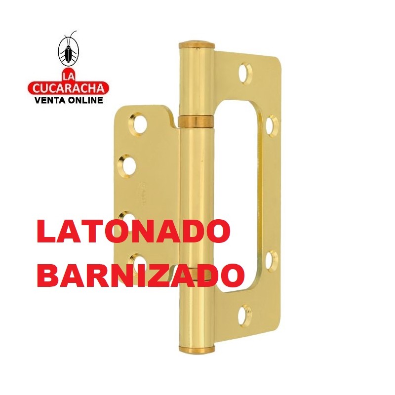 PAR BISAGRA ACERO AL CANTO SOBREPONER MODELO BG1.