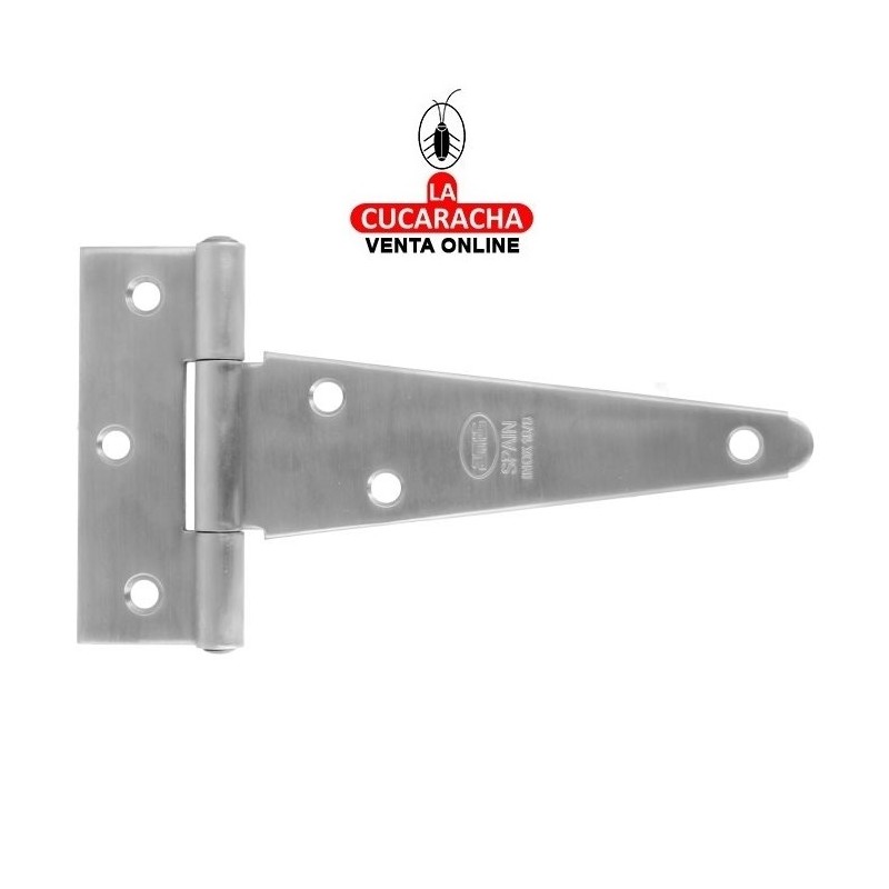 BISAGRA EN -T- ACERO INOX PUERTAS LISAS MODELO 550INOX.