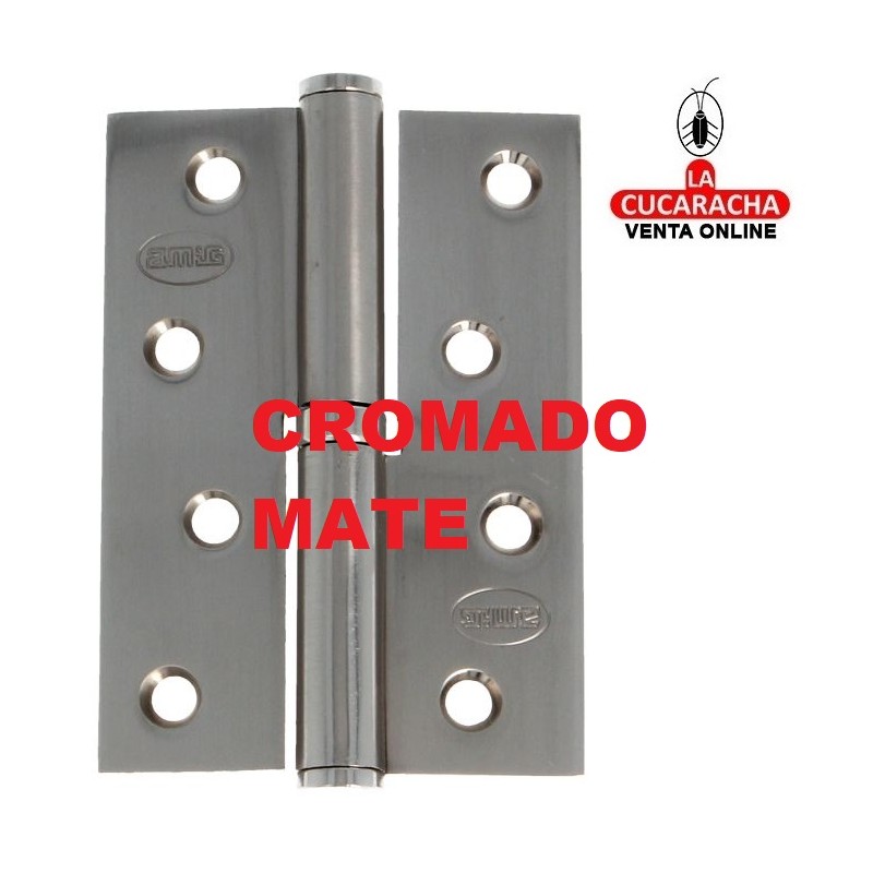 BISAGRA DESMONTABLE ACERO PUERTAS CANTO CUADRADO SIN REMATE MODELO 5007A.
