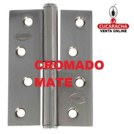 BISAGRA DESMONTABLE ACERO PUERTAS CANTO CUADRADO SIN REMATE MODELO 5007A.