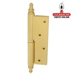 PERNIO LATON PERFIL LAMINADO CANTO CUADRADO CON REMATE MODELO 415.