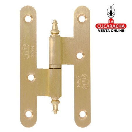 PERNIO LATON PERFIL LAMINADO CANTO REDONDO CON REMATE MODELO 407.