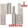 PERNIO ACERO INOX CANTO CUADRADO REMATE PLANO MODELO 426.