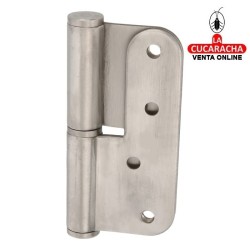 PERNIO ACERO INOX CANTO REDONDO REMATE PLANO MODELO 425.